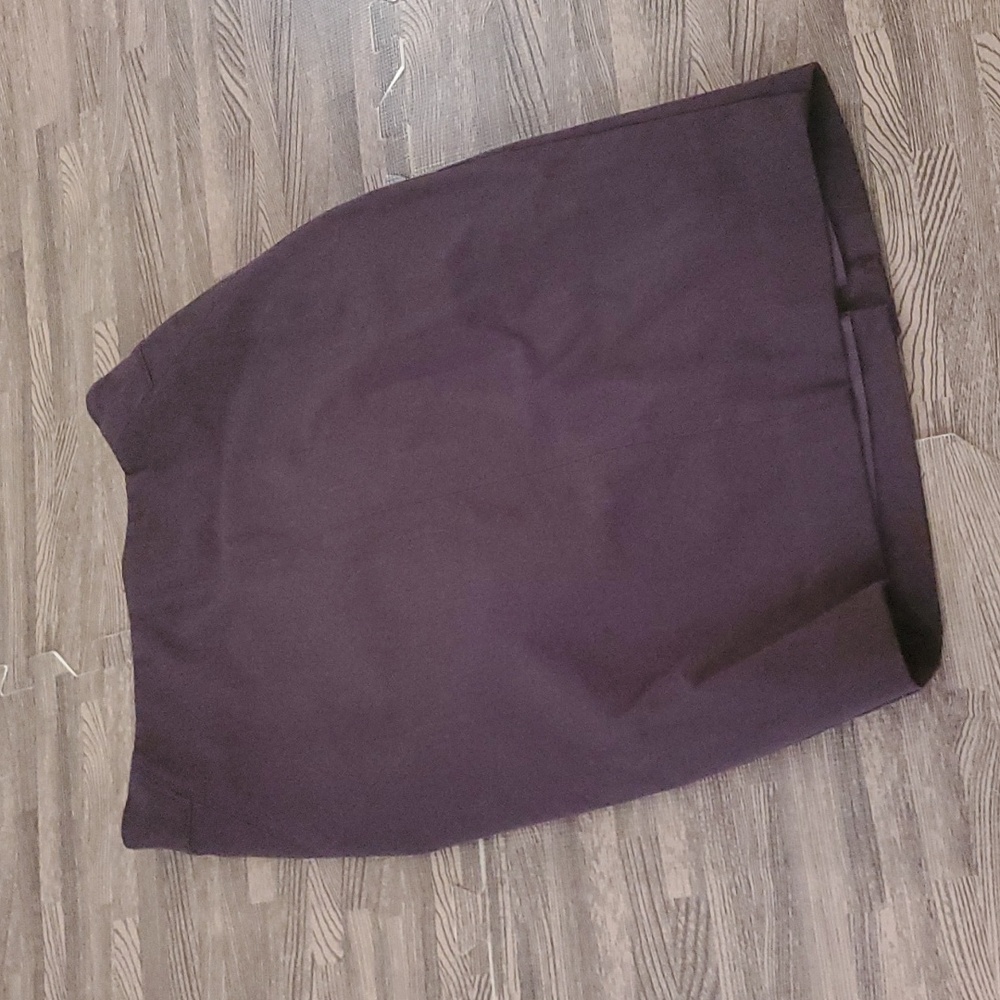 Loft Burgandy Skirt
